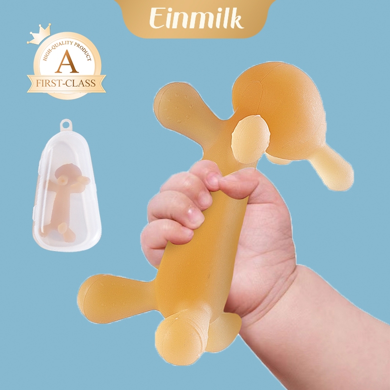 Einmilk baby soothing teether nano silver silicone food grade material ...