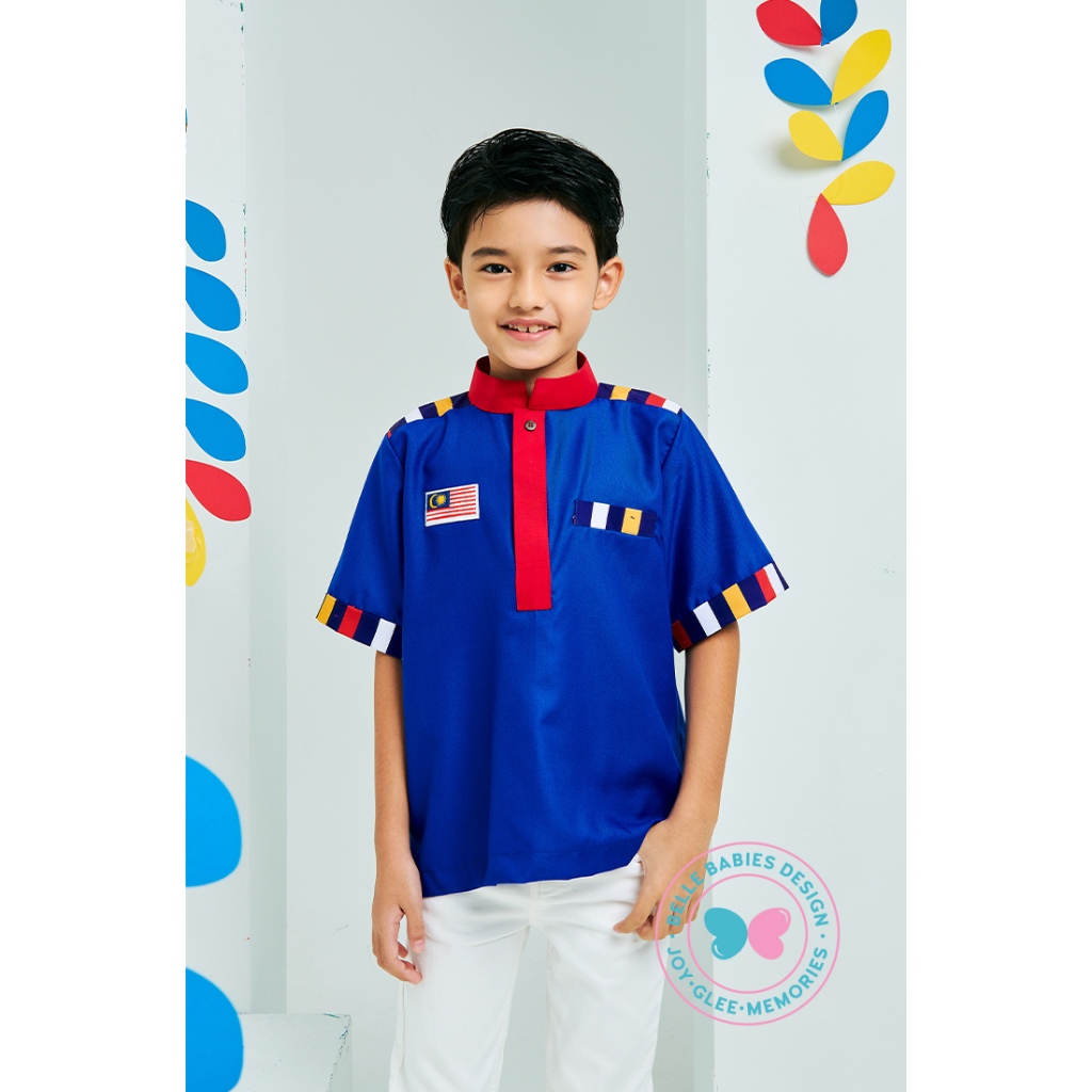 (PRE ORDER) BBD MERDEKA 2025 : Merdeka Short Kurta Top for Boys ...