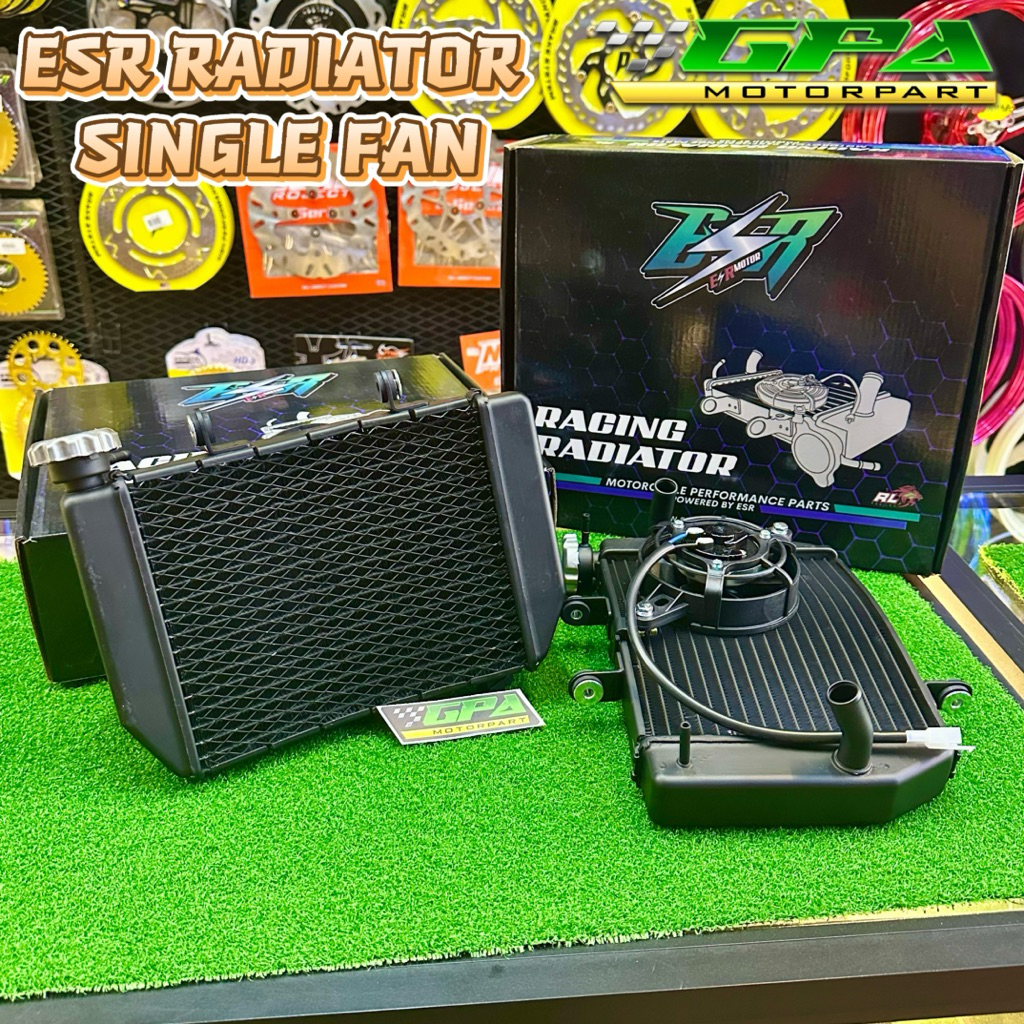 ESR RACING RADIATOR BESAR SINGLE FAN Y15ZR LC135 | Shopee Malaysia
