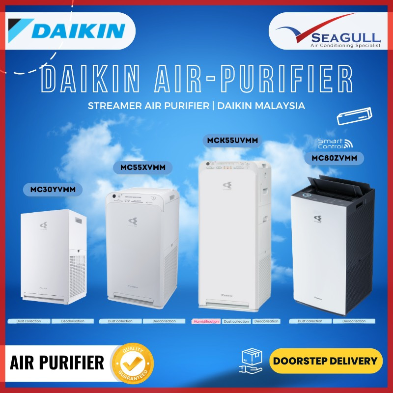 Daikin Streamer Air Purifier MC55XVMM MCK55UVMM MC30YVMM MC80ZVMM Haze ...
