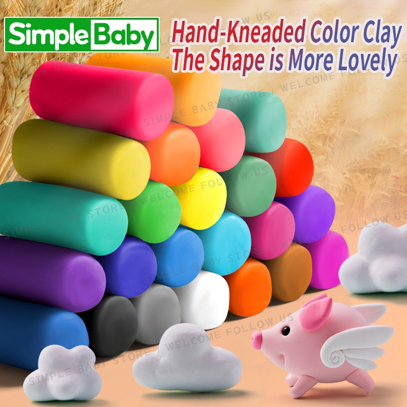 12 Colors Magic Color Clay Nature Color DIY Color Clay Non-Toxic ...