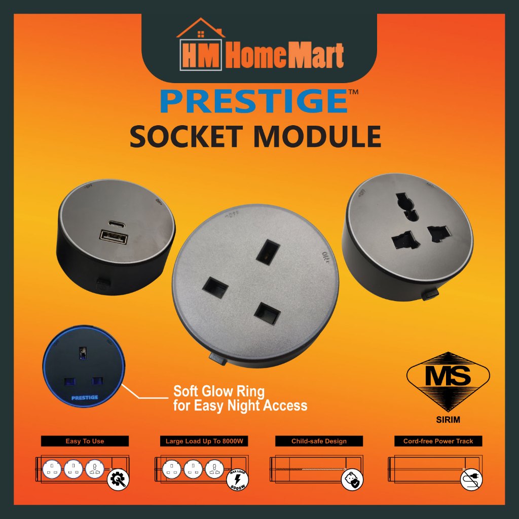 PRESTIGE Socket Module ( 1 Year Warranty ) | Shopee Malaysia