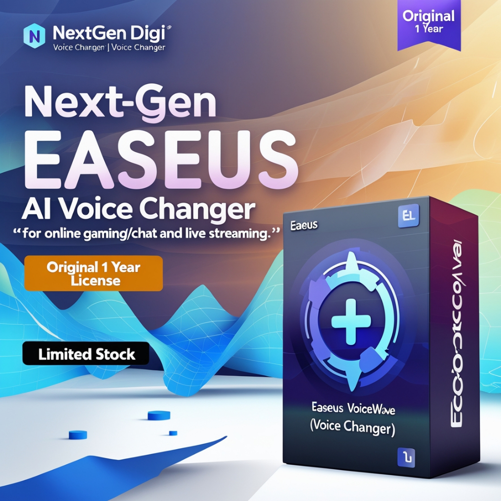 Ai Voice Changer (Nextgen Digi EaseuS) Real-Time AI Voice Wave - Online ...