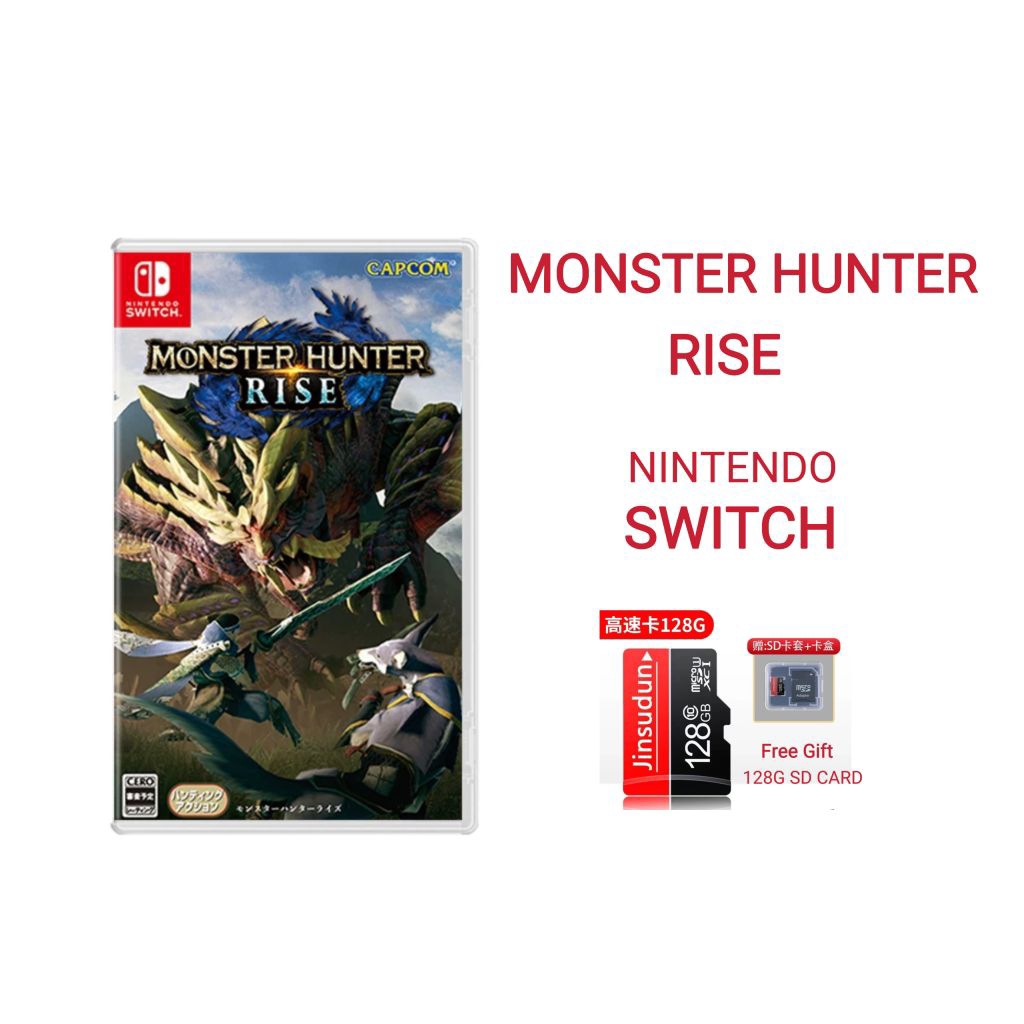 NEW NINTENDO MONSTER HUNTER RISE GAME CARD | Shopee Malaysia