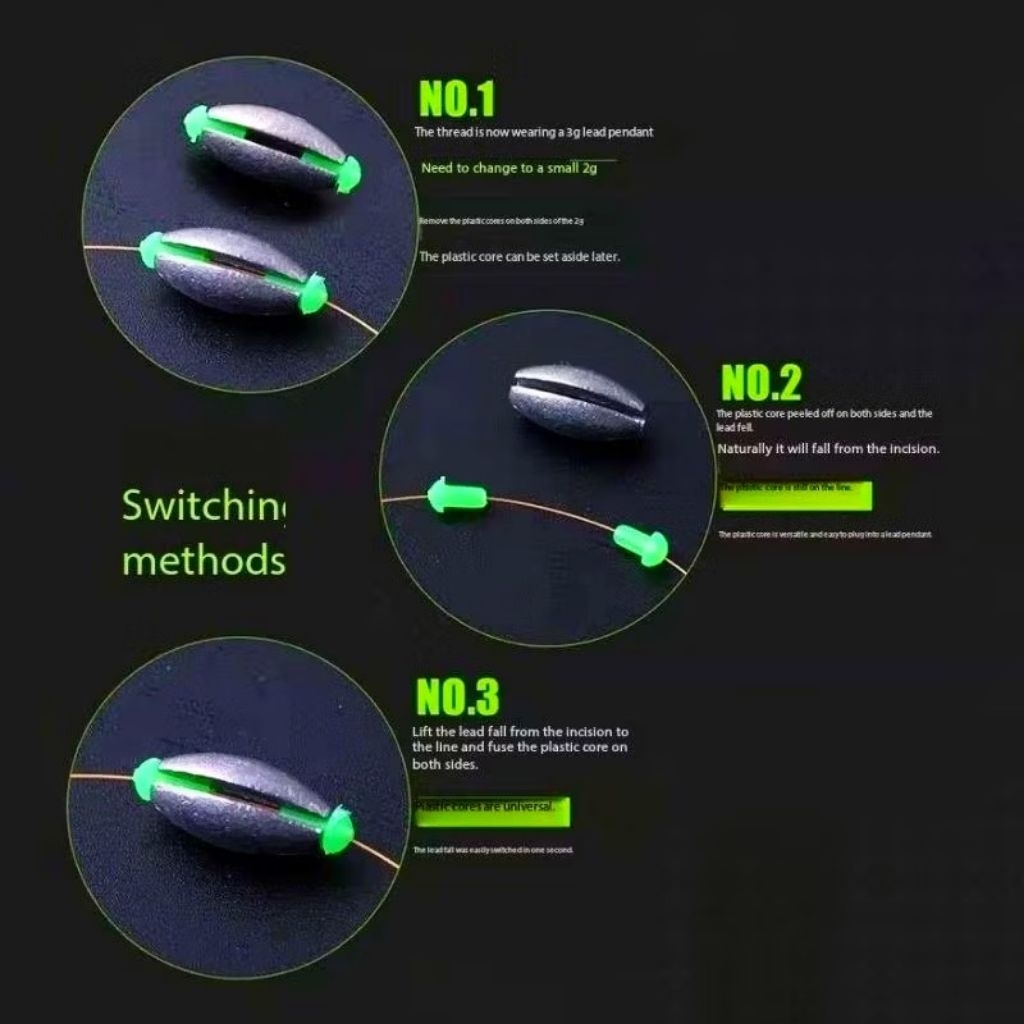 Premium Batu Ladung Hidup Pancing Laut Sungai Fishing Sinker Bottom ...