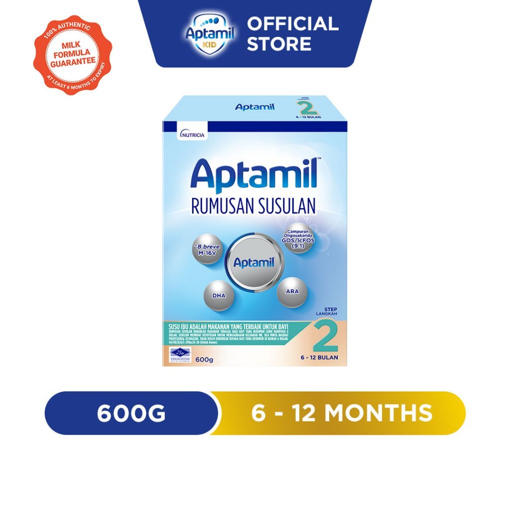 Aptamil 2 Follow On Baby Lait Pour Bébé 6-12 Mois - Formule Nutritionnelle 200 Ml Prêt à L'Emploi