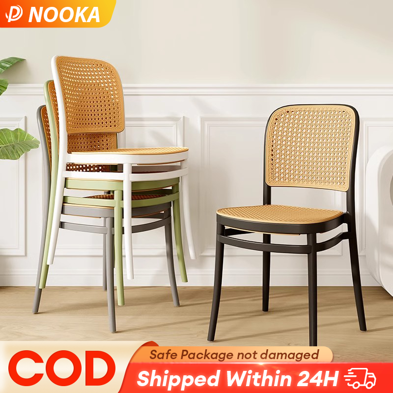 Vine Woven Plastic Chairs Home armchair Rattan Chair With Handrail ...