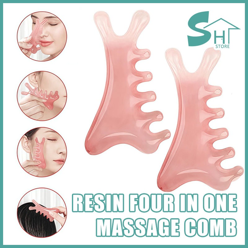 Facial Massager Tool Head Massager Scratcher Neck Gua Sha Scraper for ...