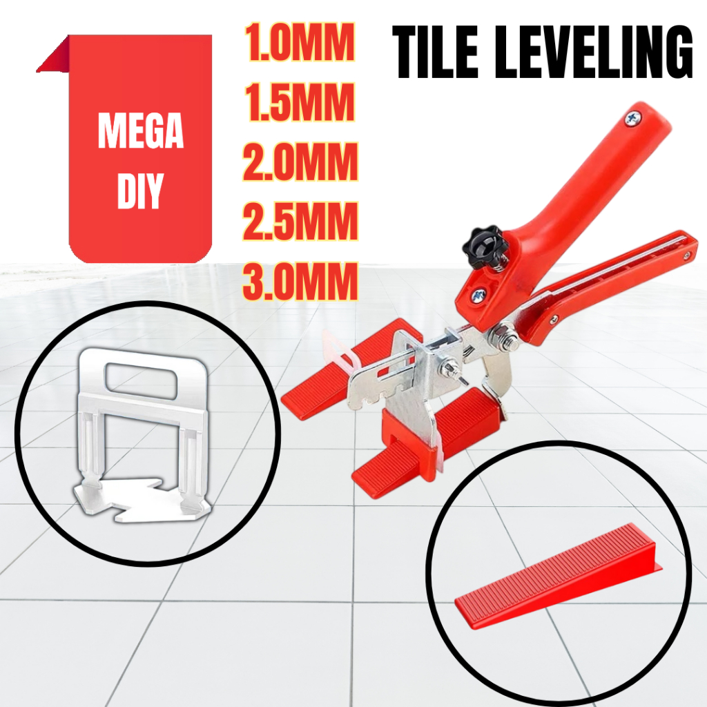 [100PCS] SQUARE Tile Leveling Square Wedge Tile Spacer/ Tile Leveling ...