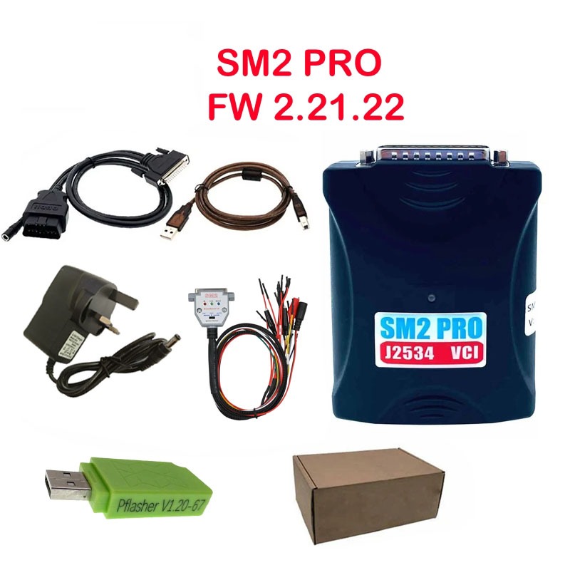 V1.20 / V1.21 ECU Program USB Dongle 67 in 1 for SM2 PRO J2534 VCI PCM ...