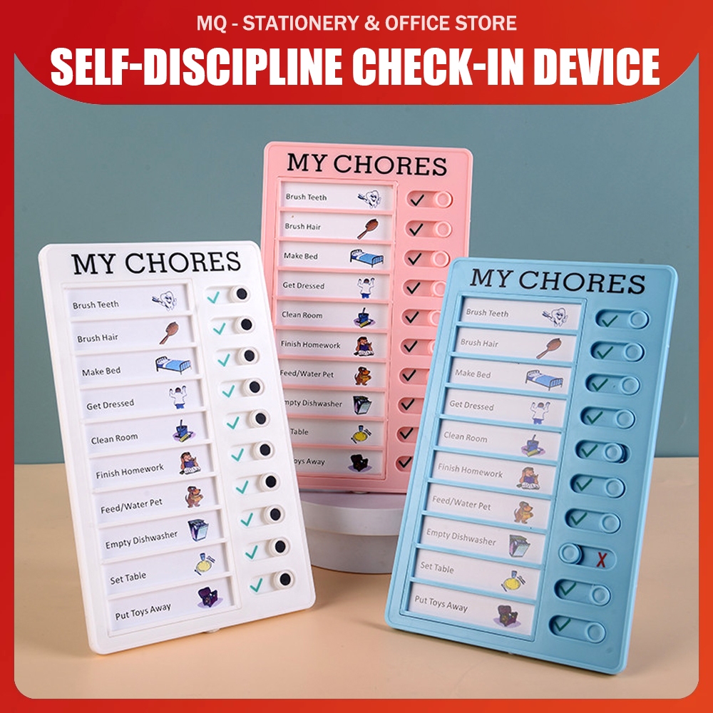 Reusable Daily Task Planing Board My Chores Memo Plastic Board Reusable ...