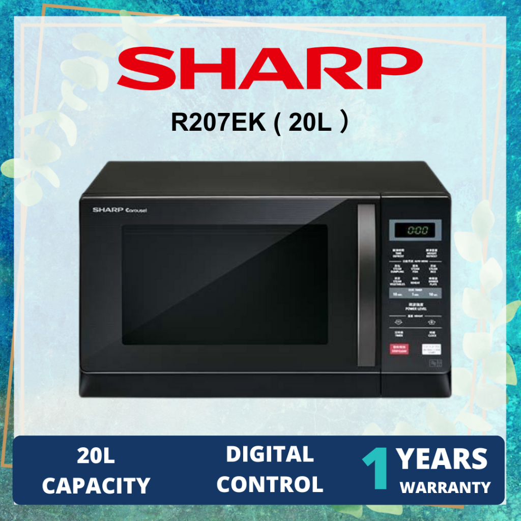 【FREE BUBBLE WRAP】 Sharp Basic Microwave Oven (20L) R207EK | Shopee ...