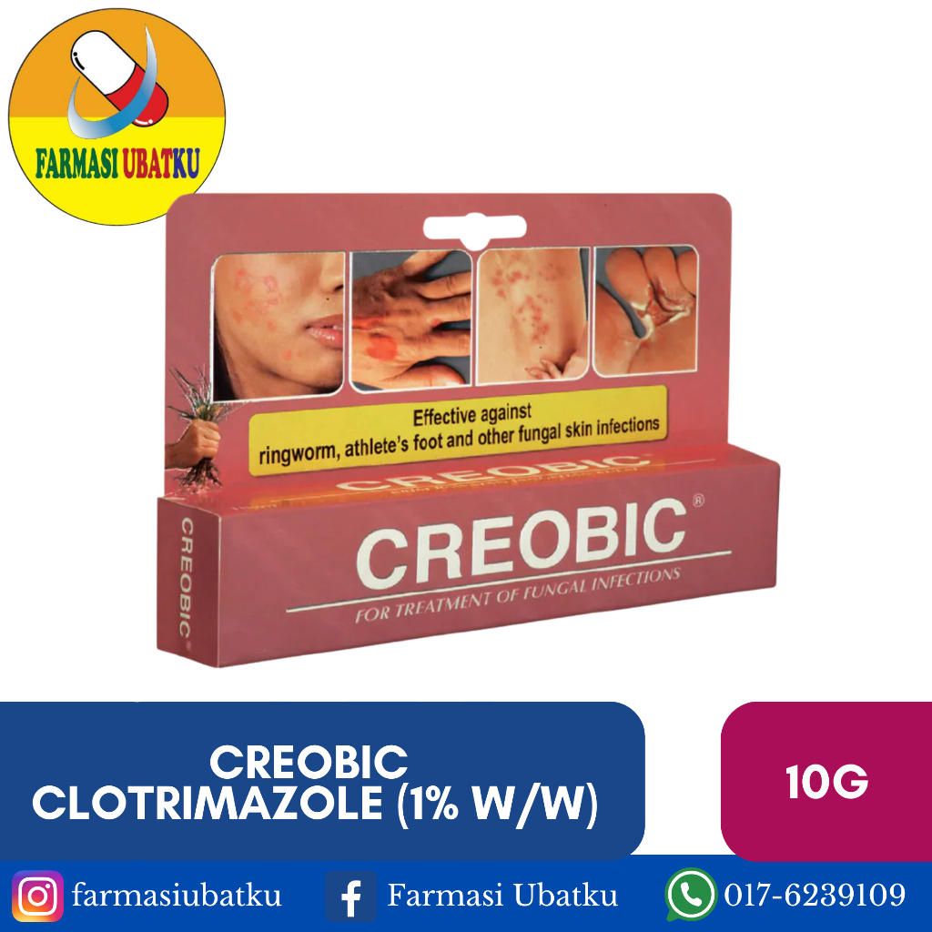 CREOBIC Clotrimazole (1% w/w) 10G | Shopee Malaysia