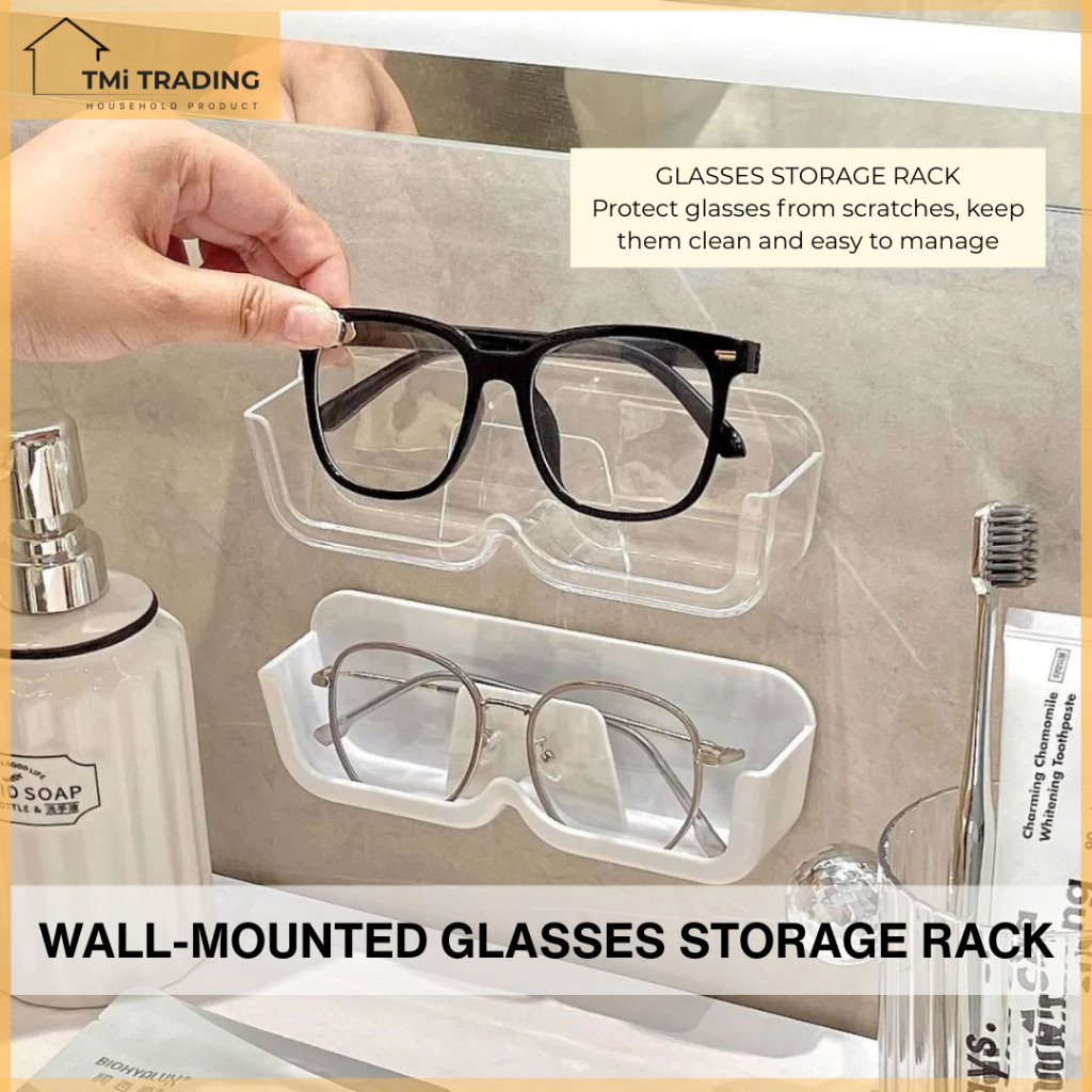 TMi Rack Glasses Storage Rack Bathroom Bedside Anti-Pressure Sunglasses ...