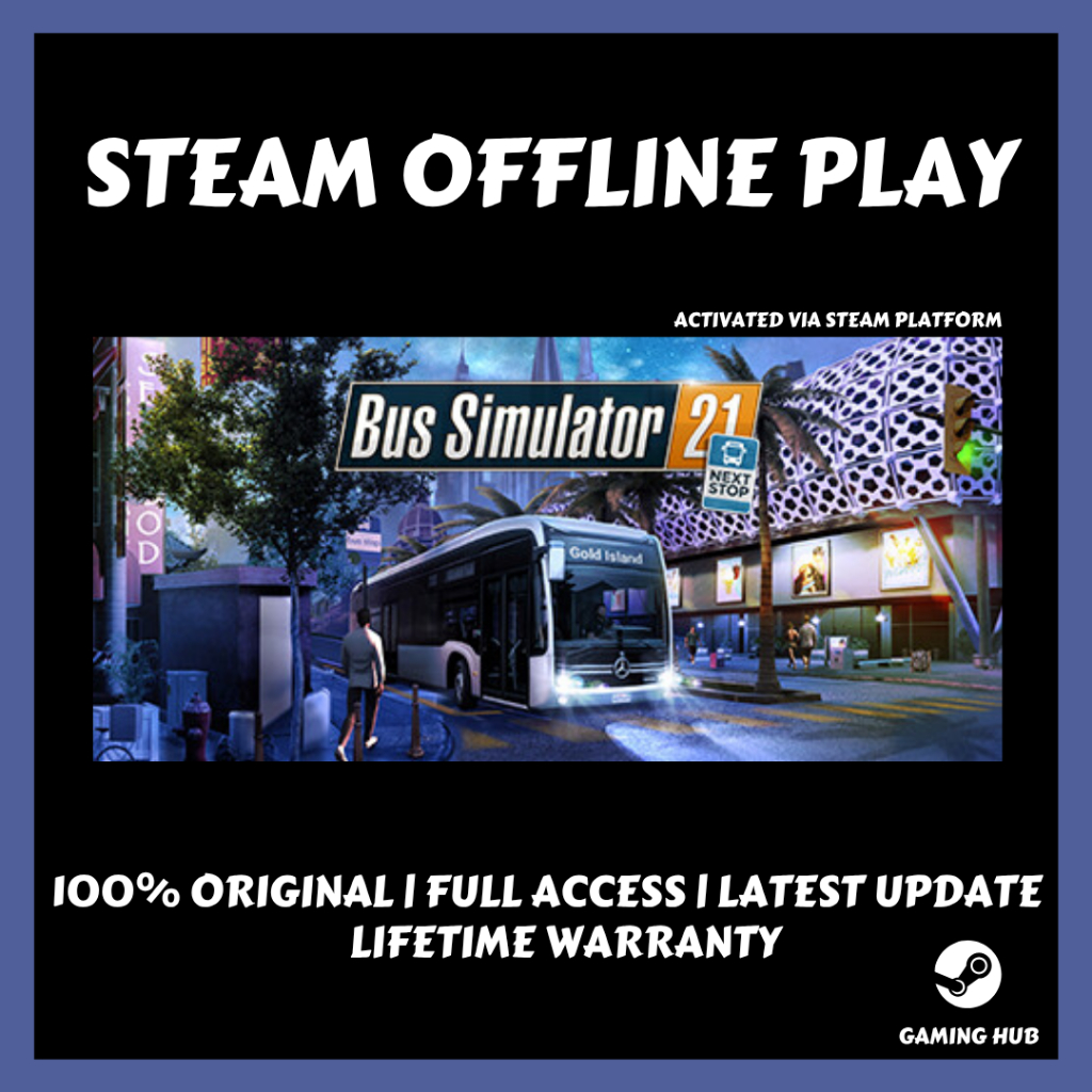 Bus Simulator 21 Steam Offline Game - Full DLC & Lifetime Guarantee ...