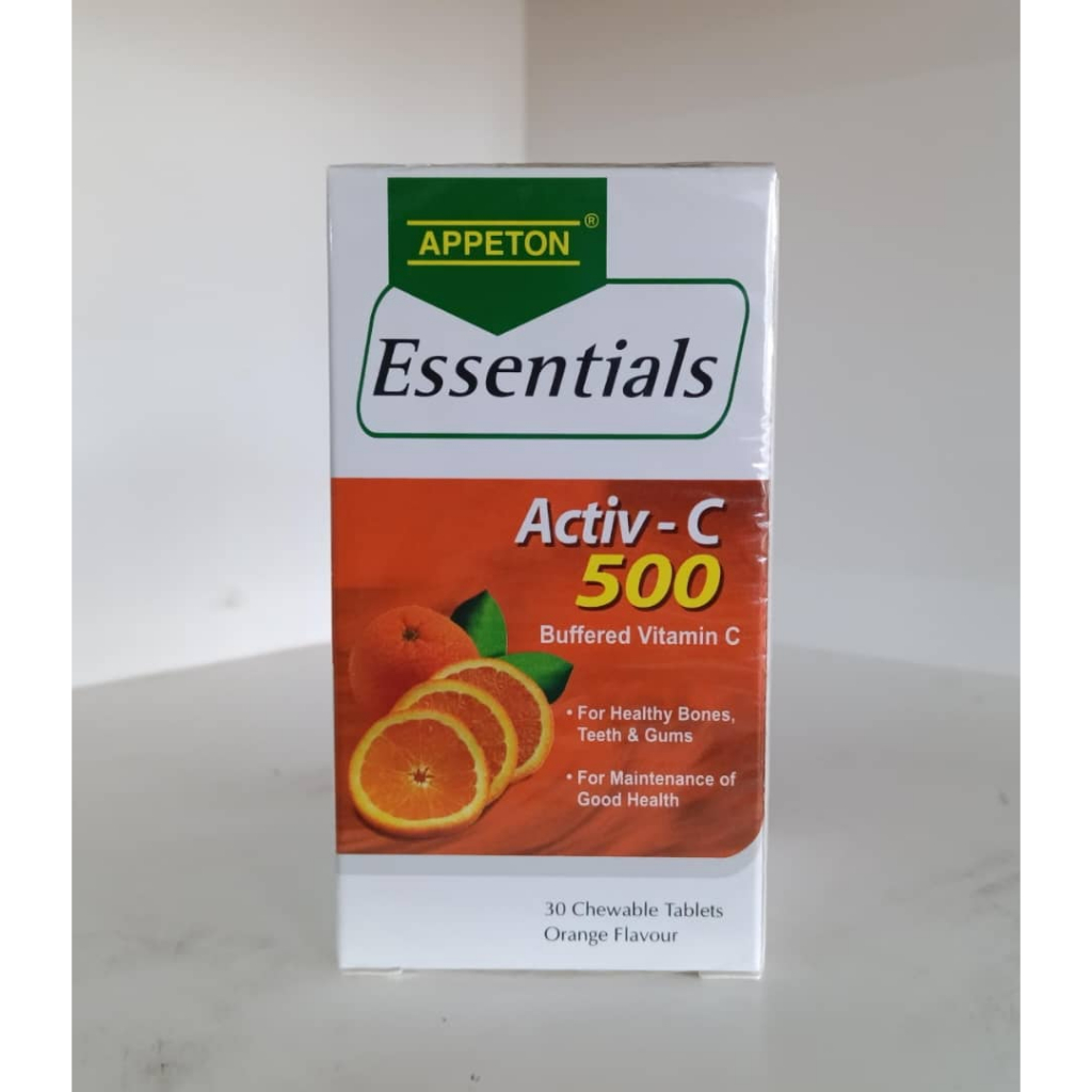 APPETON ESSENTIALS ACTIV-C 500MG ( 30'S ) | Shopee Malaysia