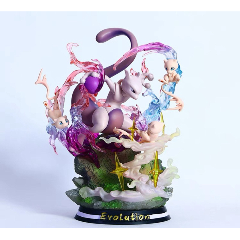 Pokemon Gengar statua 18cm con attacco in azione