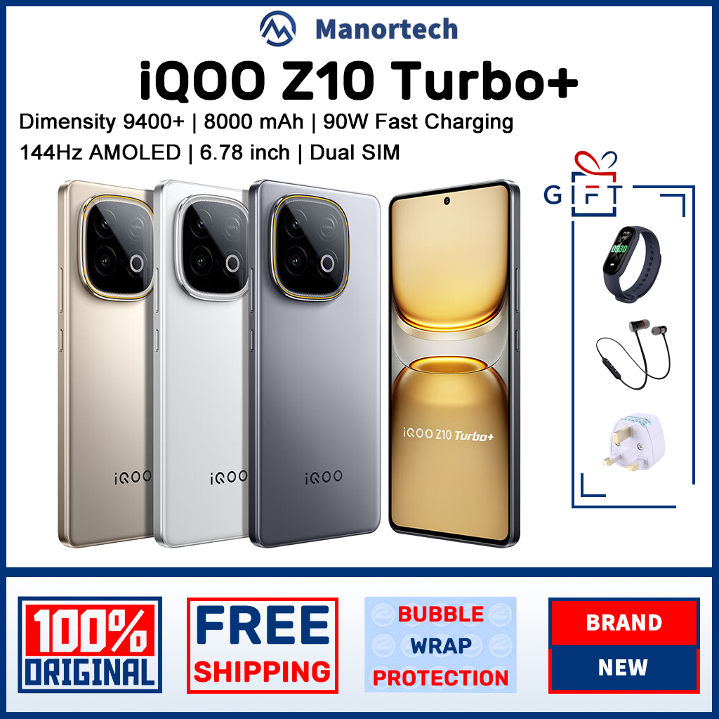 VIVO iQOO Z10 Turbo+ Dimensity 9400+ 6.78 inch 144Hz AMOLED 8000mAh ...