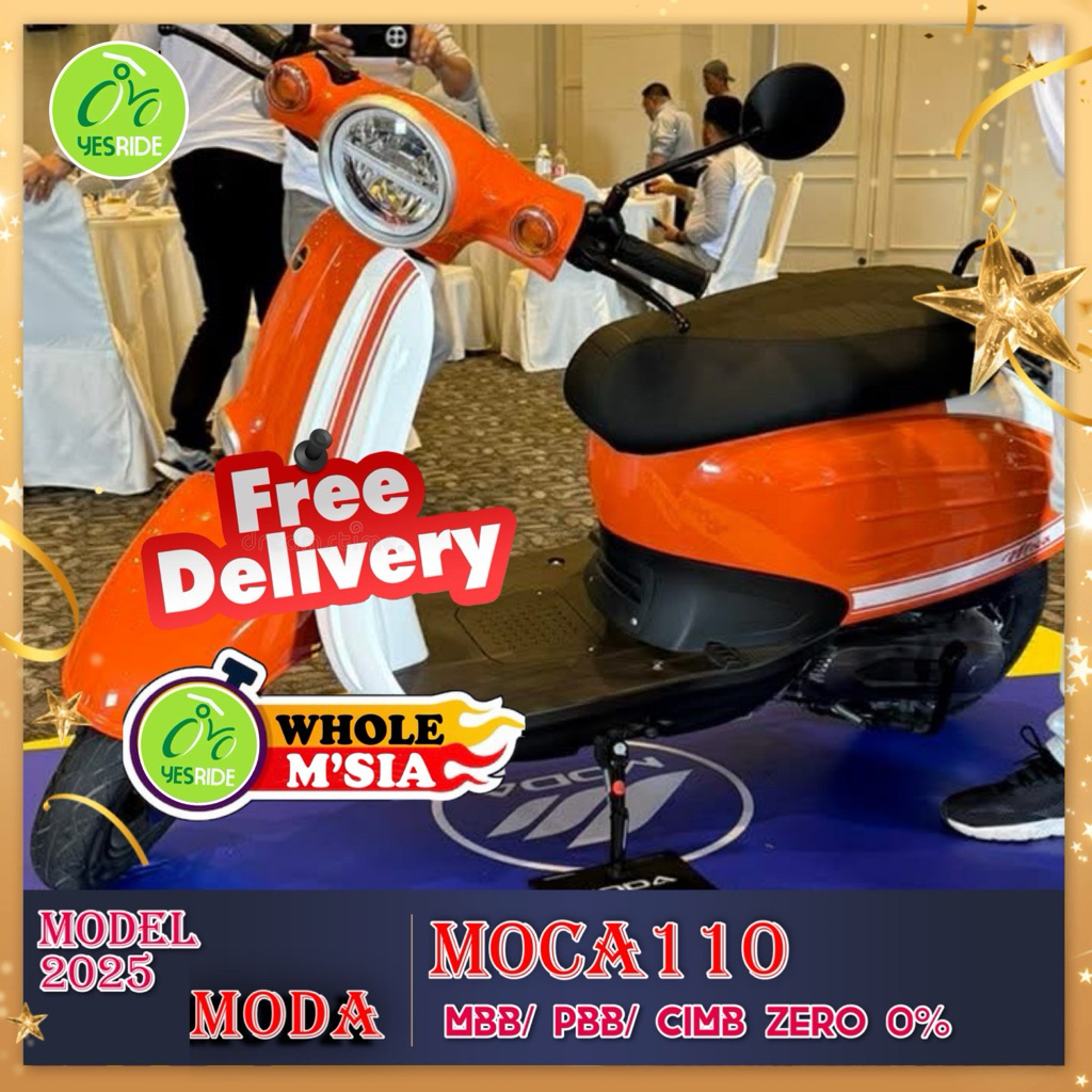 MODA moca110 New model 2025 | Shopee Malaysia