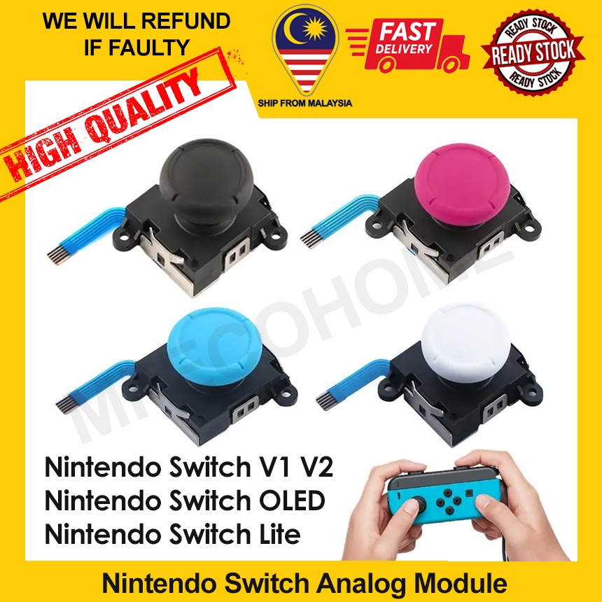Joycon Analog Stick Module for Nintendo Switch Joystick V1 V2 OLED Lite ...