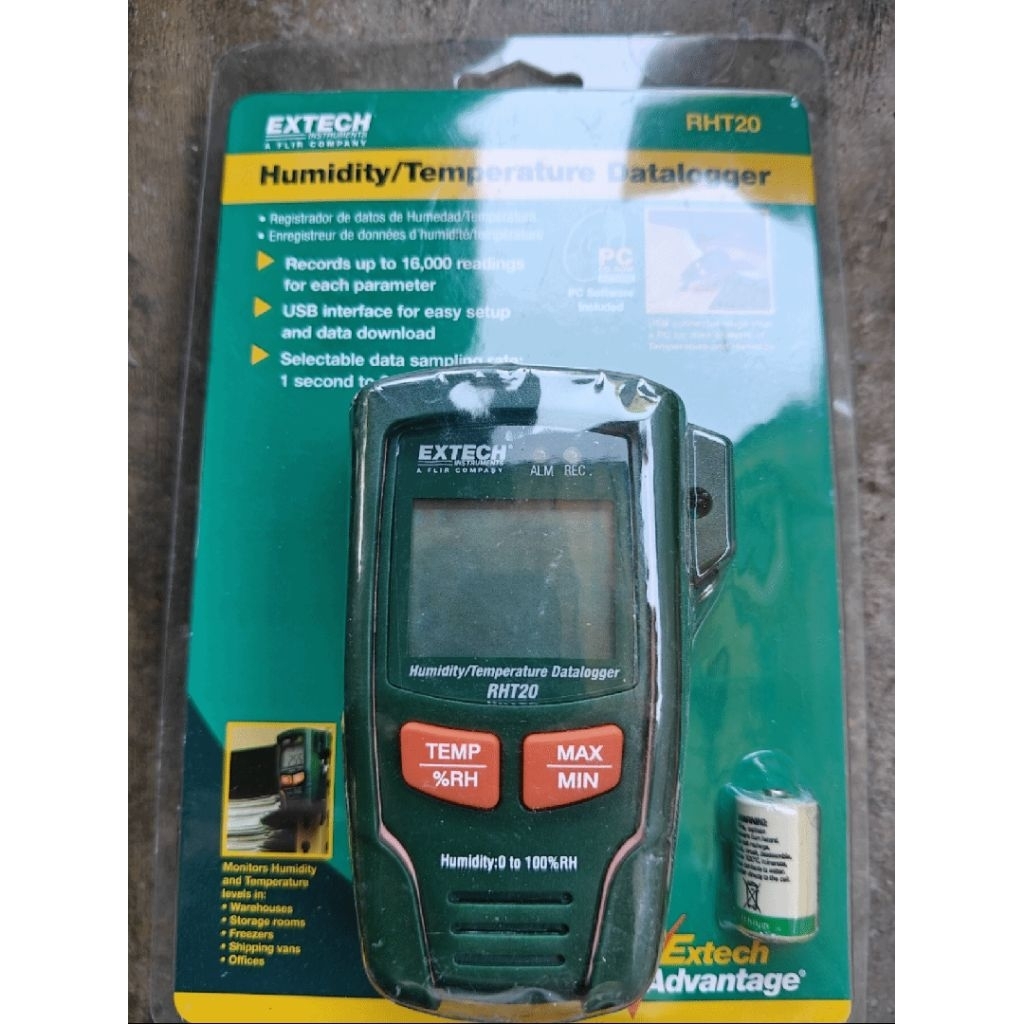Extech Humidity Thermometer data logger | Shopee Malaysia