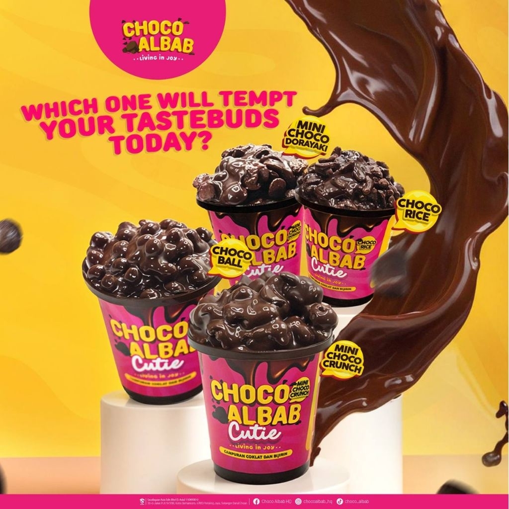 READY STOCK!! CHOCO ALBAB : CUTIE 85g | Shopee Malaysia