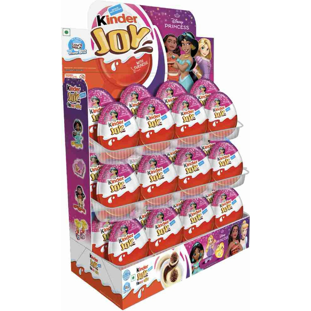 👑 🍫 Kinder Joy Disney Princess Limited Edition – 24 pcs (1 Box)
