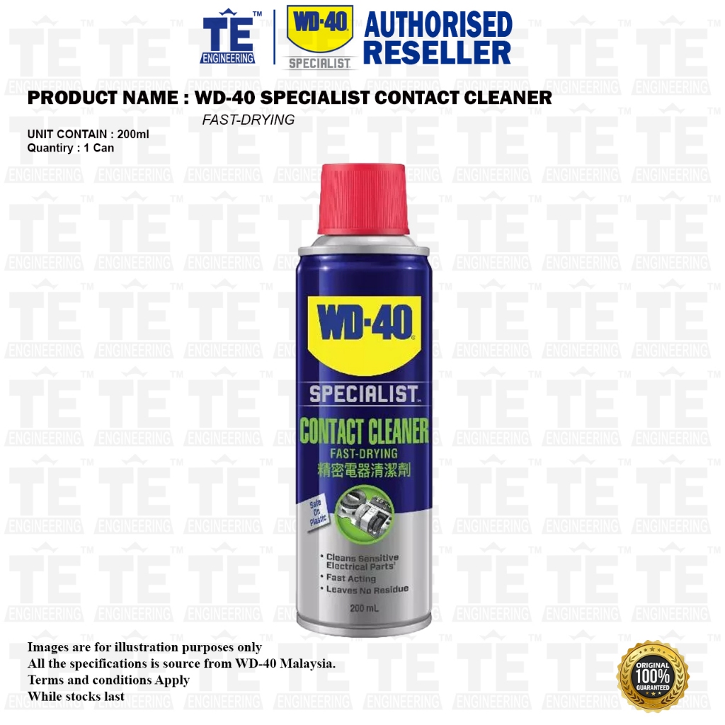WD-40 Specialist Contact Cleaner Fast-Drying 200ml | Shopee Malaysia