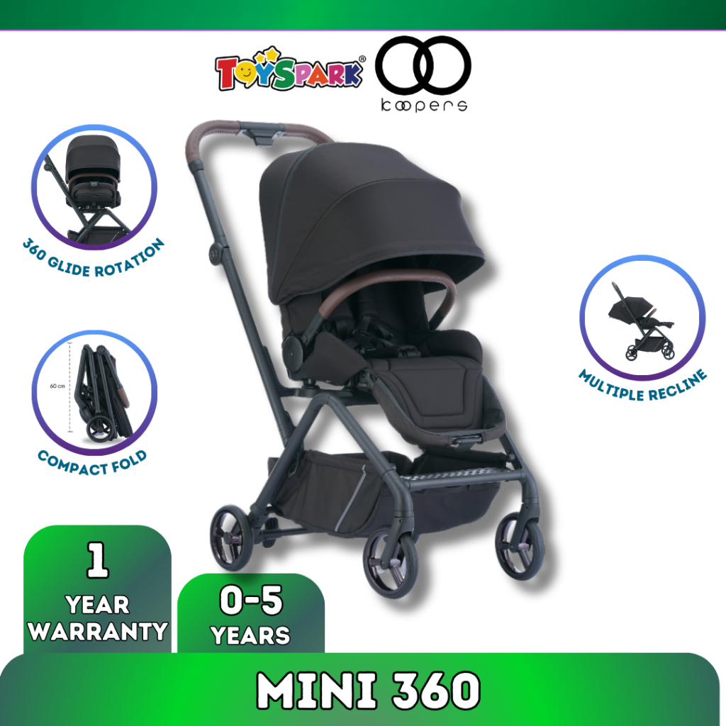 Koopers Mini 360 Two Way Facing Stroller | Shopee Malaysia