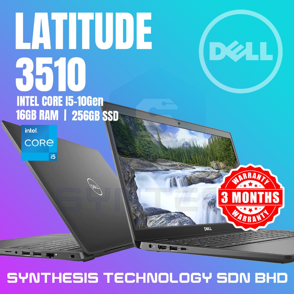DELL LATITUDE 3510 / 3510 TOUCH SCREEN INTEL I5/I7-10 GEN 8GB RAM ...