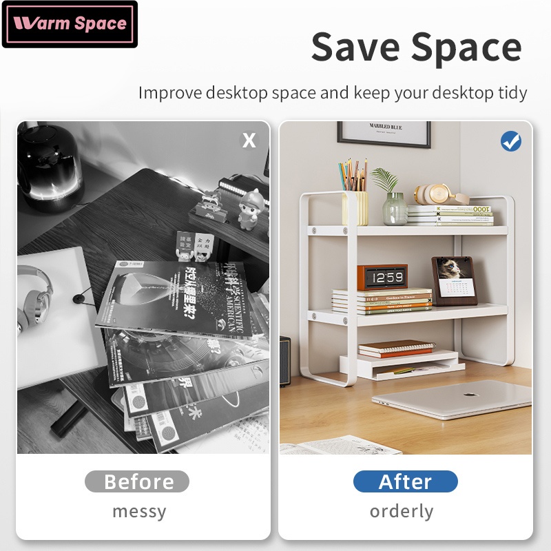 Desk Organizer Table Top Rack Desktop Rack Office Rack Desk Storage ...