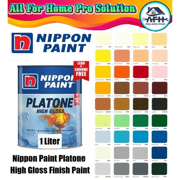 Nippon Platone High Gloss Finish Paint for Wood & Metal / Cat Minyak ...
