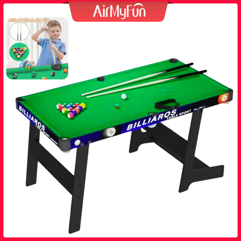 Pool Table Set Home Use Snooker Table Adjustable Metal Billiard Table ...