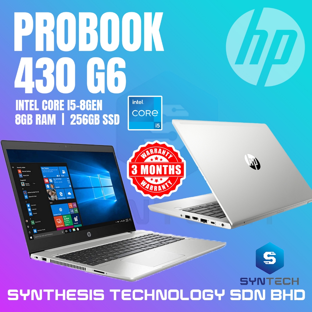 🔥 HP PROBOOK 430 G6/G7🔥INTEL I5-8/10 GEN 8GB RAM + 256GB SSD ...