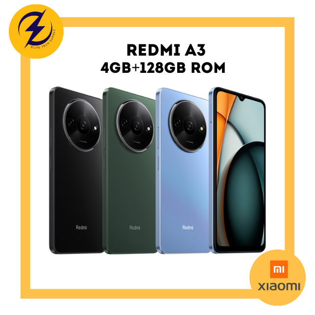 Xiaomi Redmi A3 Smartphone 6,71 inch Mediatek Helio G36, 4 GB RAM, 128 GB, groen