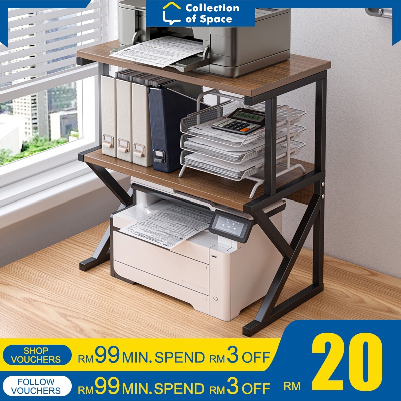 Printer Rack Printer Shelf Multi-Layer Desktop Organzier Document Rack ...