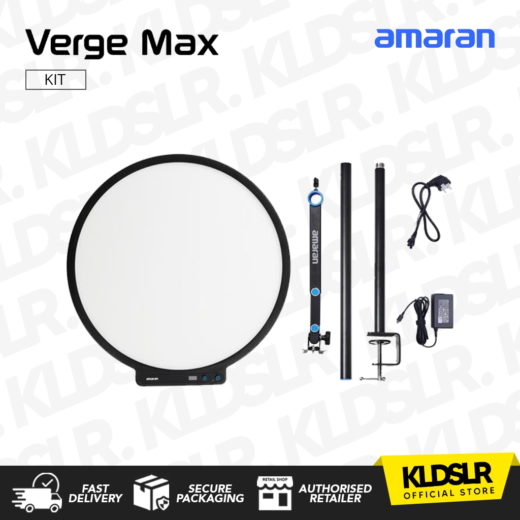 Amaran Verge Max Kit – Multi-Control Continuous Light, Flicker-Free (White, MP01000085)