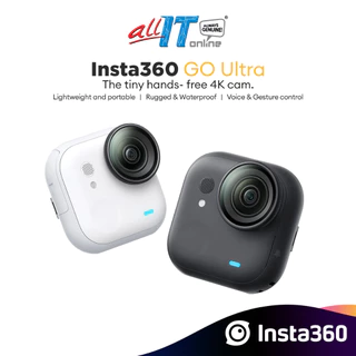 Insta360 GO Ultra  - The 4K Tiny Hands-Free Cam | Voice & Gesture Control | Standard Bundle | Creator Bundle
