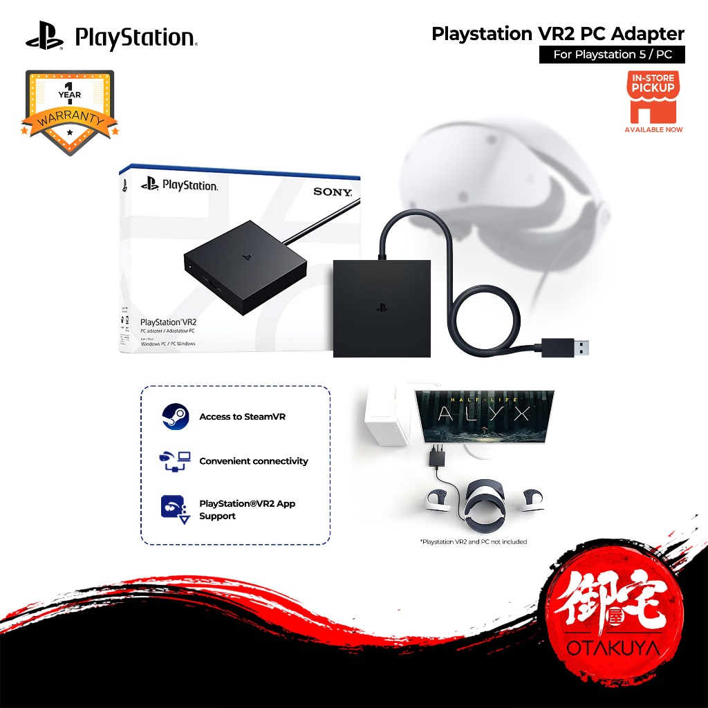 SONY PSVR2 Playstation VR2 PC Adapter for Windows PC (1 Year Warranty