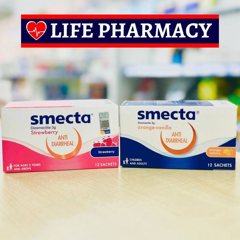 [Lulus KKM] Smecta Anti-Diarrheal Strawberry/Orange Vanilla [Exp:05/ ...