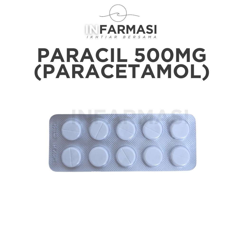 Paracil Paracetamol 500mg Tablet 1 Keping (10's) - Ubat Demam Dewasa KK ...