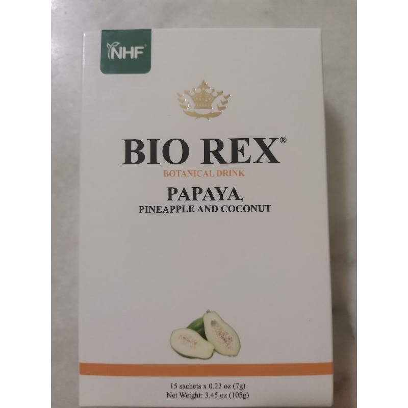 NHF BIO REX PAPAYA 15 sachets expired 23/4/2026 | Shopee Malaysia