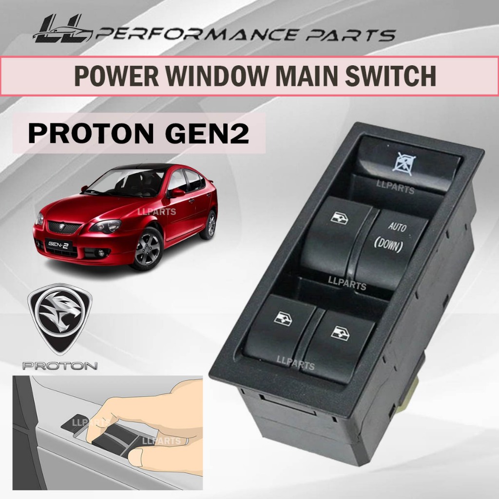 Proton Gen2 Gen 2 2004-2012 Power Window Main Switch Window Switch Suis ...