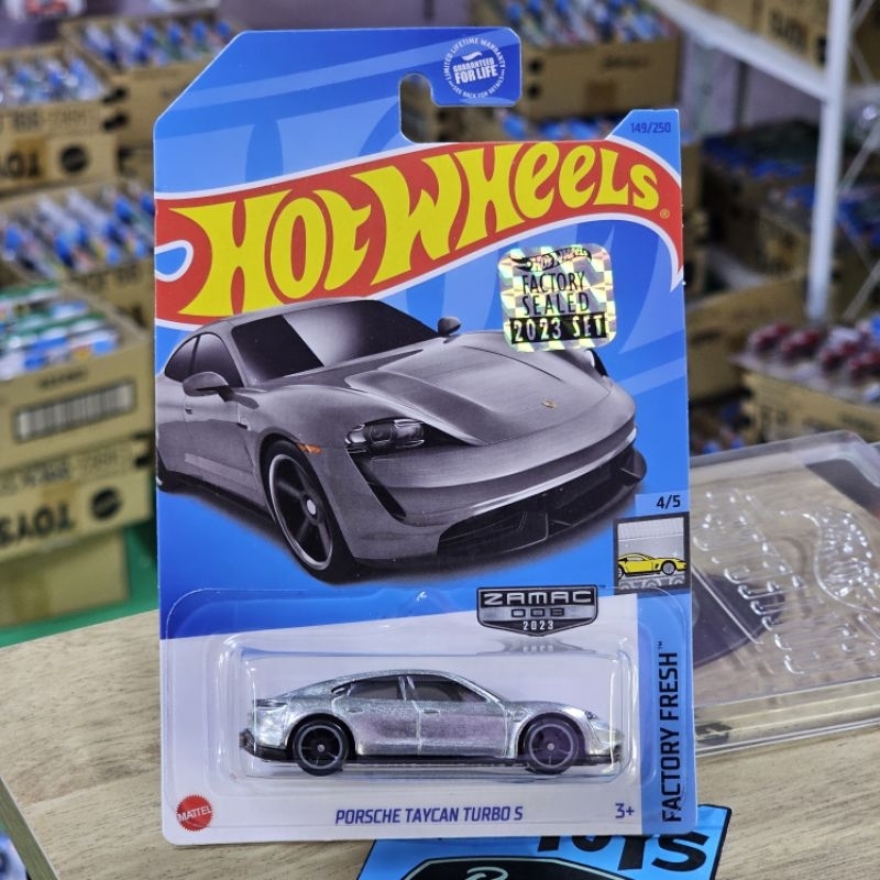 Hot Wheels 2023 ZAMAC Porsche Taycan Turbo S Factory Fresh outlet lot of 12