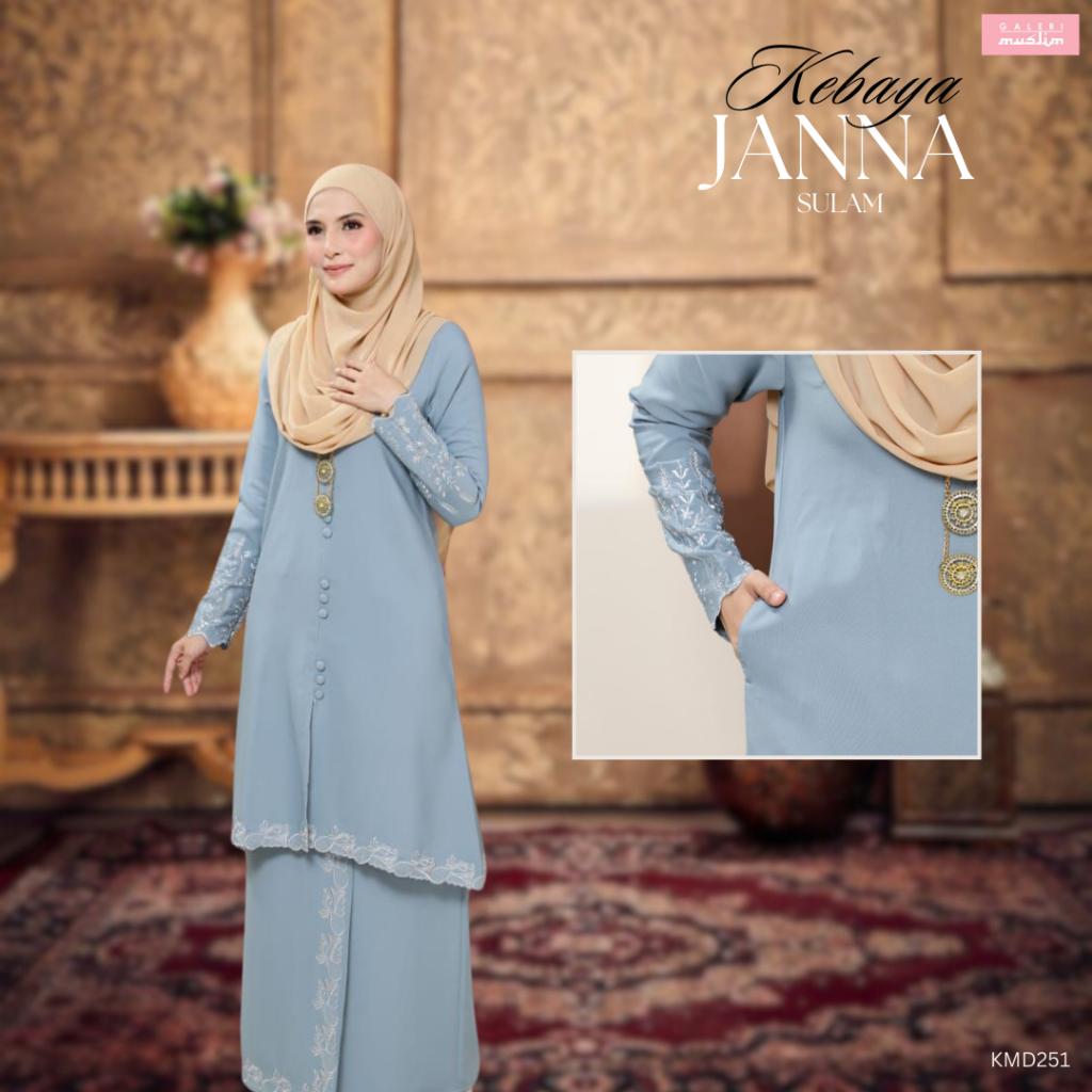 SERAHAUS Kebaya Sulam Janna - Kebaya/Kurung Moden Wanita