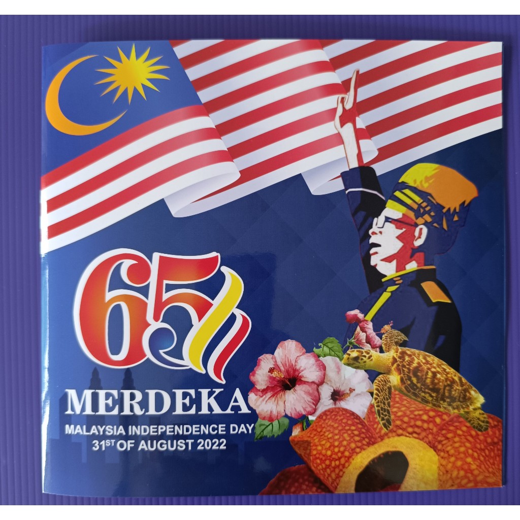 65 Hari Merdeka Malaysia Independence Day Commemorative Note 2 in 1 ...