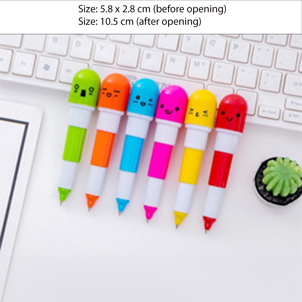 | Cute Capsule Pens | Portable and Fun Design | Shopee Malaysia