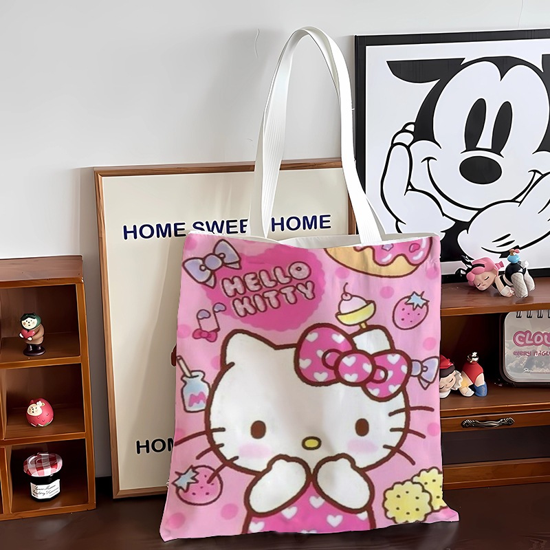 Ready stock Malaysia Hello kitty sanrio bag tote canvas bag kids - Main Image