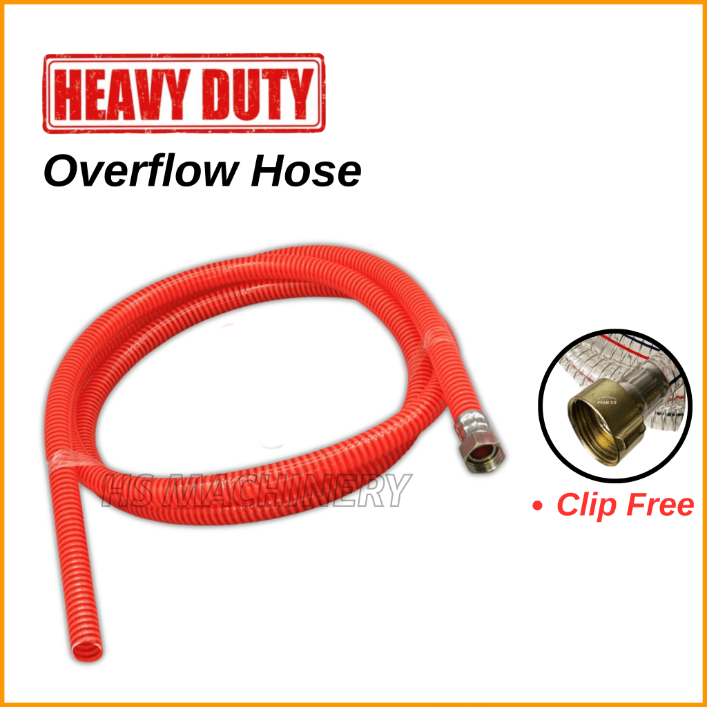 Heavy Duty Plunger Pump Hose Power Sprayer Overflow Hose 2.1Meter ...