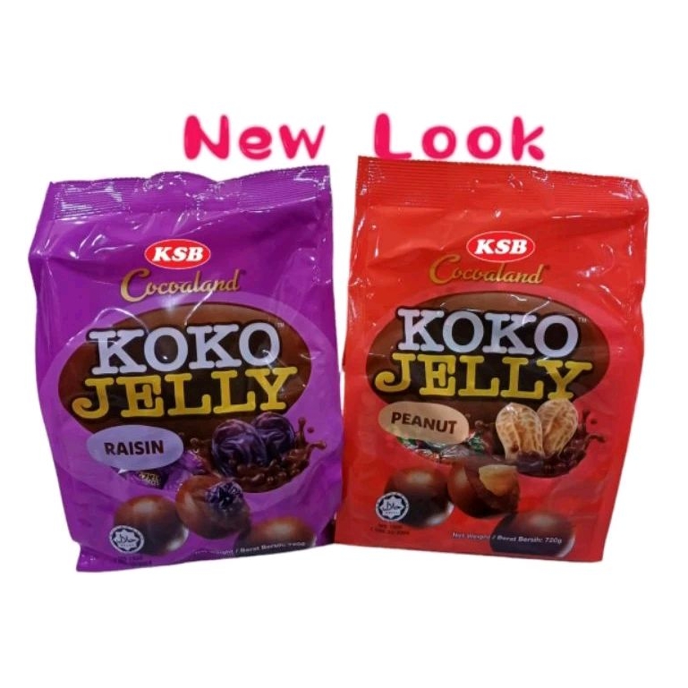 COCOALAND KOKO JELLY PEANUT / RAISIN (720g/ Pack) | Shopee Malaysia